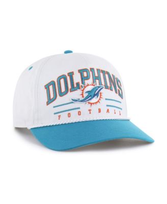 Men's White/Aqua Miami Dolphins Roscoe Two-Toned Hitch Adjustable Hat