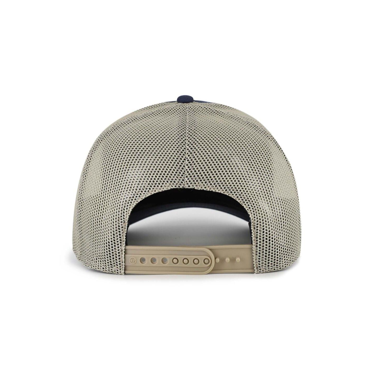 Мужская кепка '47 Brand Navy Penn State Nittany Lions Arid Adjustable Trucker Hat — фото 2