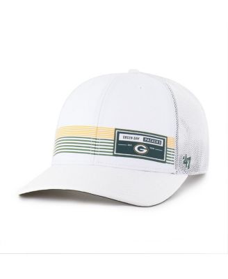 '47 Brand - Men's White Green Bay Packers Rangefinder Trucker Adjustable Hat
