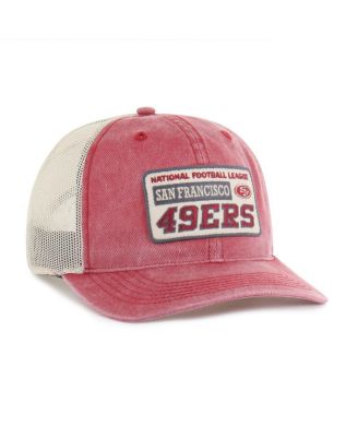 Men's Scarlet San Francisco 49ers Canteen Relaxed Trucker Adjustable Hat