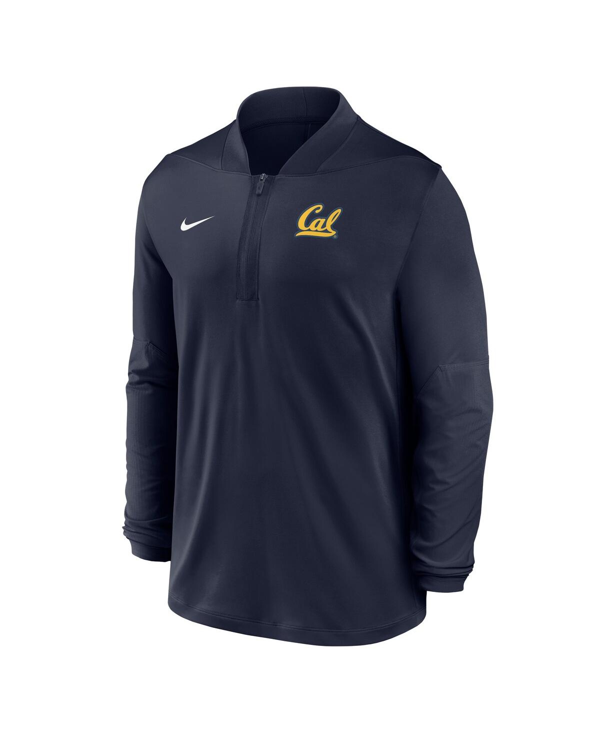 Nike Men's Navy Cal Bears Dri-fit Half-zip Pullover Sweatshirt In Blue
