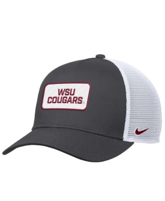 Nike - Men's Anthracite Washington State Cougars 2025 On-Field Rise Trucker Performance Adjustable Hat