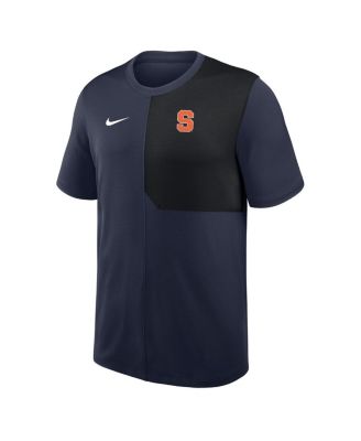 Men's Navy Syracuse Orange 2025 Sideline UV Performance Coach T-Shirt