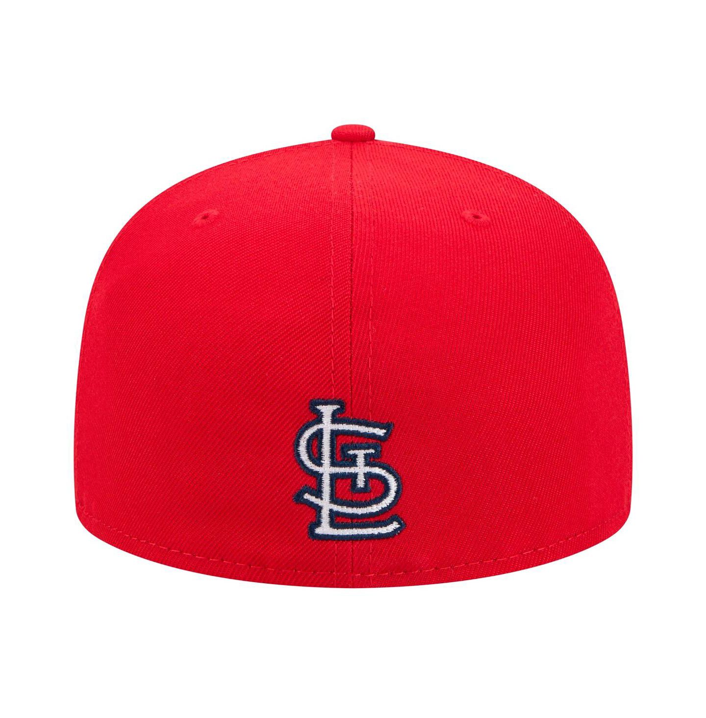 Мужская кепка New Era Red St. Louis Cardinals Ransom 59FIFTY Fitted Hat — фото 2