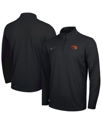 Nike - Men's Black Oregon State Beavers Intensity Performance Quarter-Zip Pullover Sweatshirt