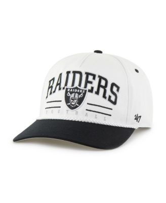 '47 Brand - Men's White/Black Las Vegas Raiders Roscoe Two-Toned Hitch Adjustable Hat