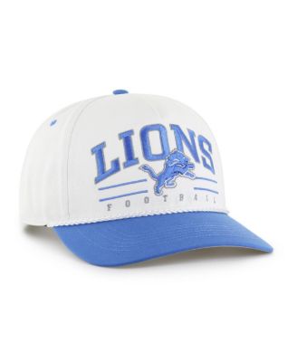 Men's White/Blue Detroit Lions Roscoe Two-Toned Hitch Adjustable Hat