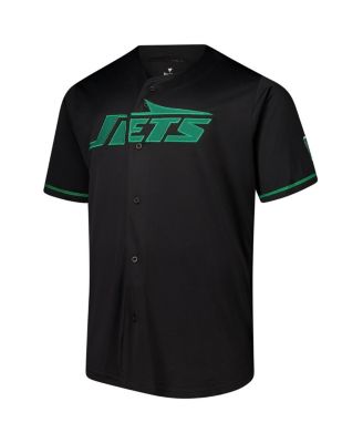 Men's Black New York Jets Pop Full-Button Shirt