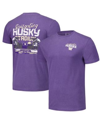 Image One - Men's and Women's Purple Washington Huskies Hyper Local Lakeside Stadium T-Shirt