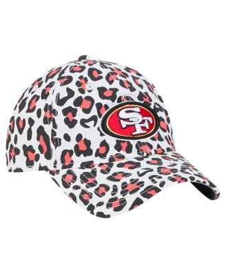 Preschool White San Francisco 49ers Active Leopard 9TWENTY Adjustable Hat