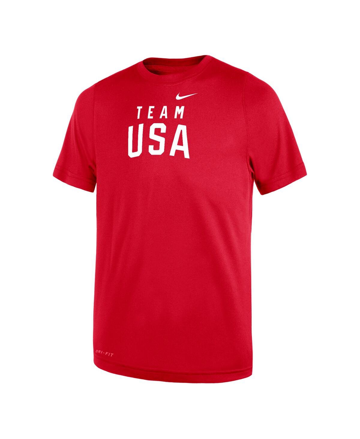 Nike Toddler Red Team Usa Legend Performance T-shirt In Red