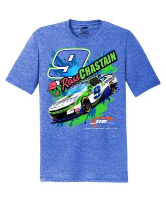 Men's Heather Royal Ross Chastain Acceptance Insurance Car T-Shirt