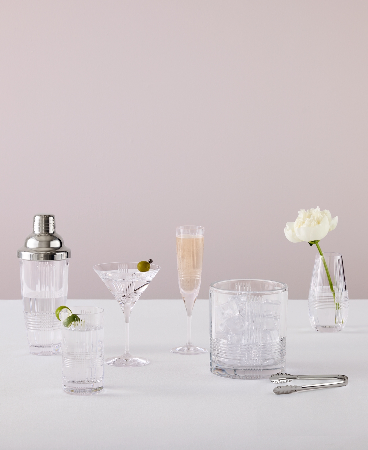 Marquis By Waterford Vector Flutes, Set Of 2 In Transparent