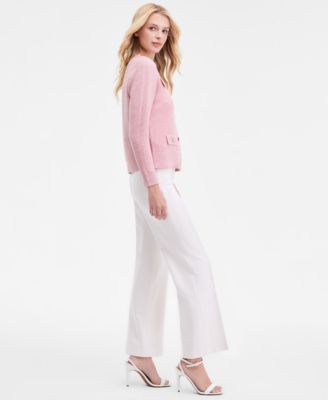 Women's Mid-Rise Wide-Leg Pull-On Pants