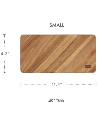 3-Piece Acacia Diagonal Grain Board Set