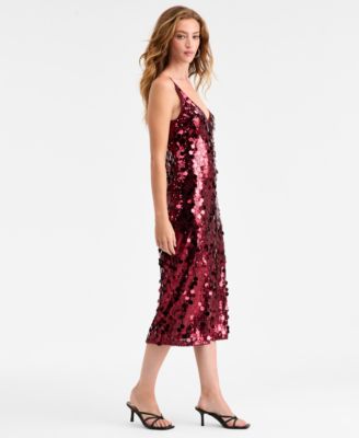 Women's Pailette Midi Dress, Macy's Exclusive
