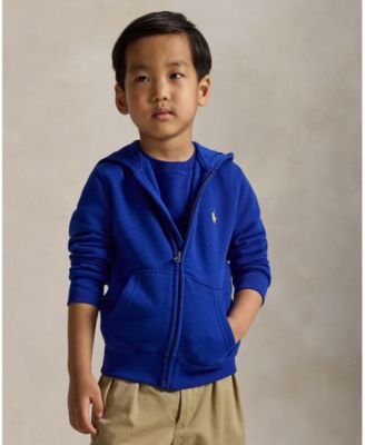 Toddler and Little Boys Fleece Full-Zip Hoodie
