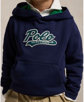 Toddler and Little Boys Logo Fleece Hoodie