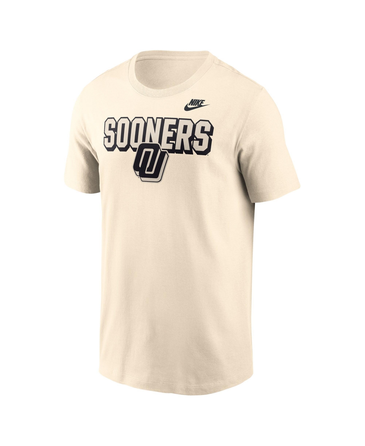 Nike Natural Oklahoma Sooners Bold Fashion T-shirt In White