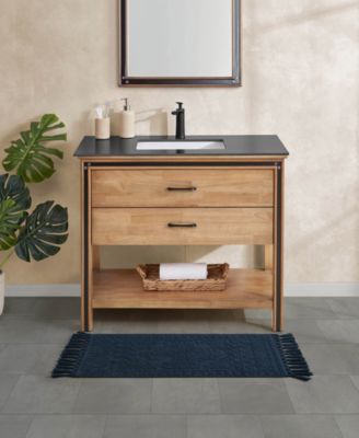 Nellore Fringe Cotton 20" x 38" Bath Rug