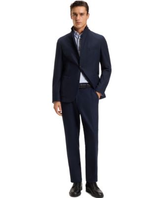 Men's Cotton Blend Slim-Fit Dress Shirt