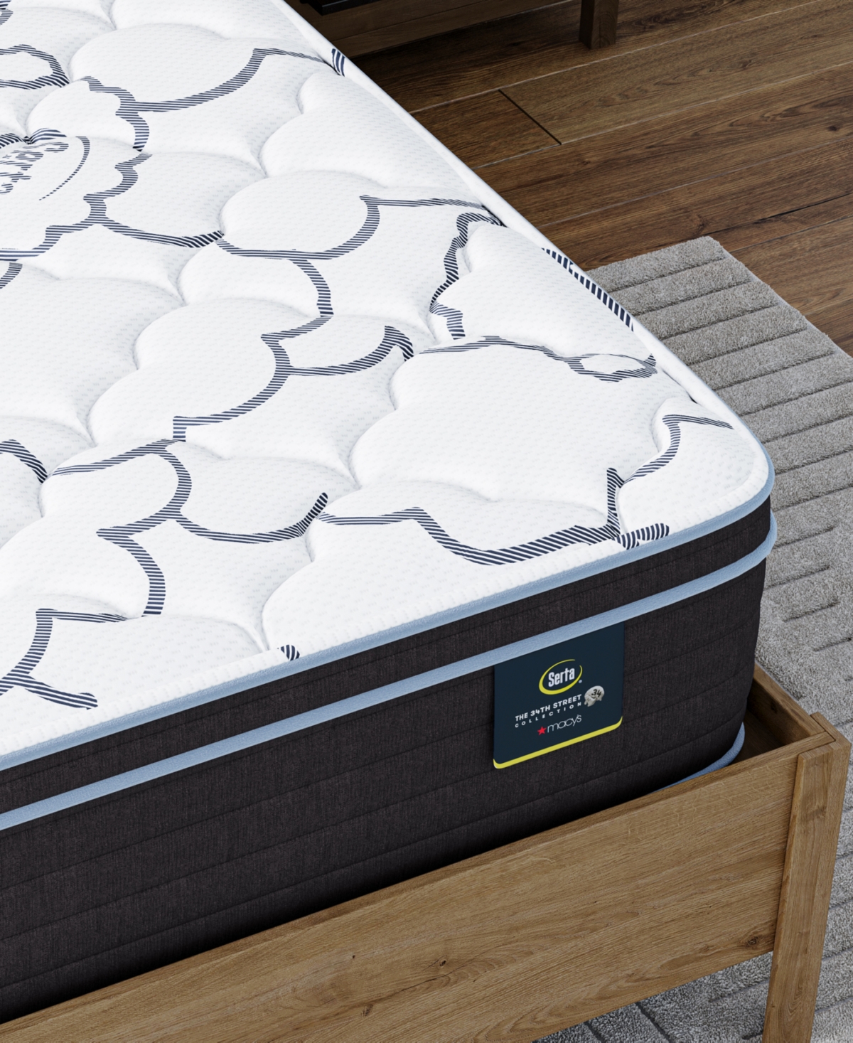 Serta 34th Street 12.5 Plush Euro Top Mattress Collection In White