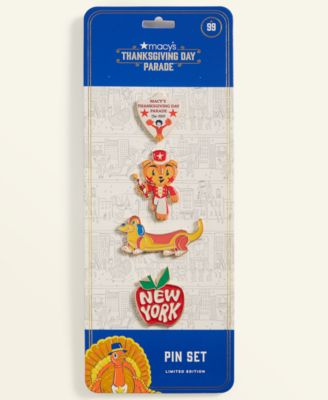 Thanksgiving Day Parade 2025 4-Pack Pin Set, Macy's Exclusive