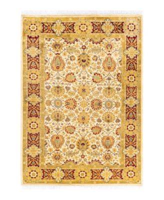 Adorn Hand Woven Rugs Mogul M1405 Rug Collection In White