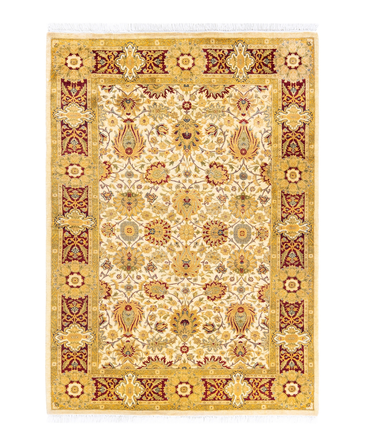 Adorn Hand Woven Rugs Mogul M1405 4'2"x5'10" Area Rug In Multi