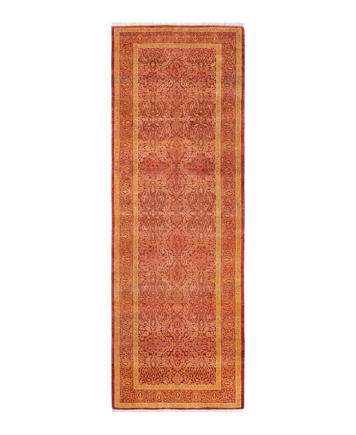 Adorn Hand Woven Rugs Mogul M1554 3'x9' Runner Area Rug In Multi