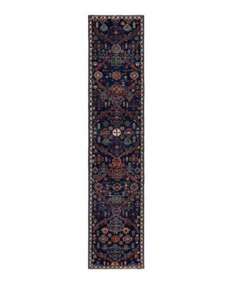 Serapi M1982 2'7"x11'8" Runner Area Rug