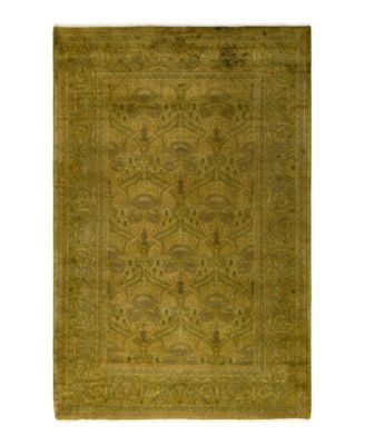 Adorn Hand Woven Rugs Fine Vibrance M1171 Rug Collection In Yellow
