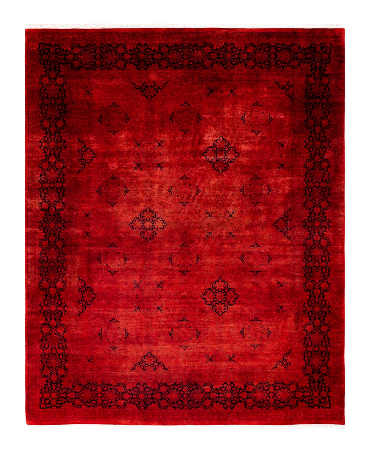 Adorn Hand Woven Rugs Fine Vibrance M1205 8'3"x10'3" Area Rug In Red