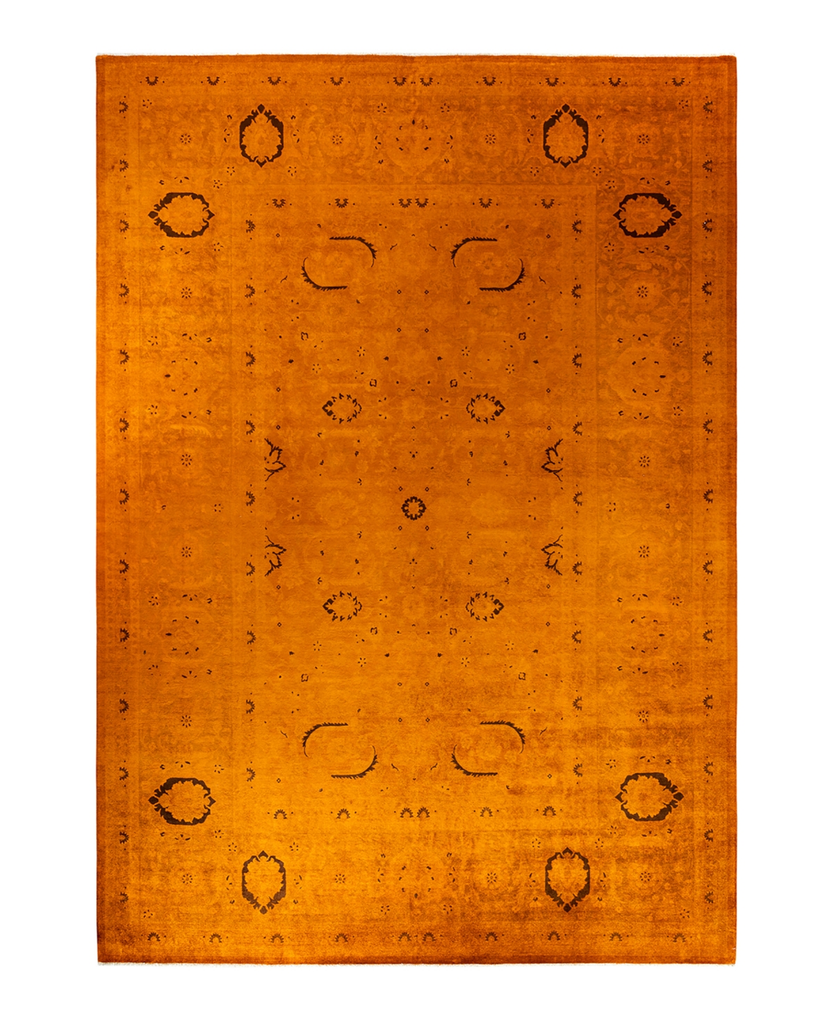 Adorn Hand Woven Rugs Fine Vibrance M1345 10'3"x14'3" Area Rug In Orange