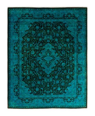 Adorn Hand Woven Rugs Fine Vibrance M1436 Rug Collection In Blue
