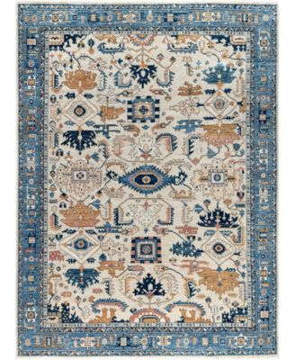 Adorn Hand Woven Rugs Serapi M0103 100 Rug Collection In White