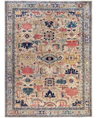 Adorn Hand Woven Rugs Serapi M0103 143 Rug Collection In Sand