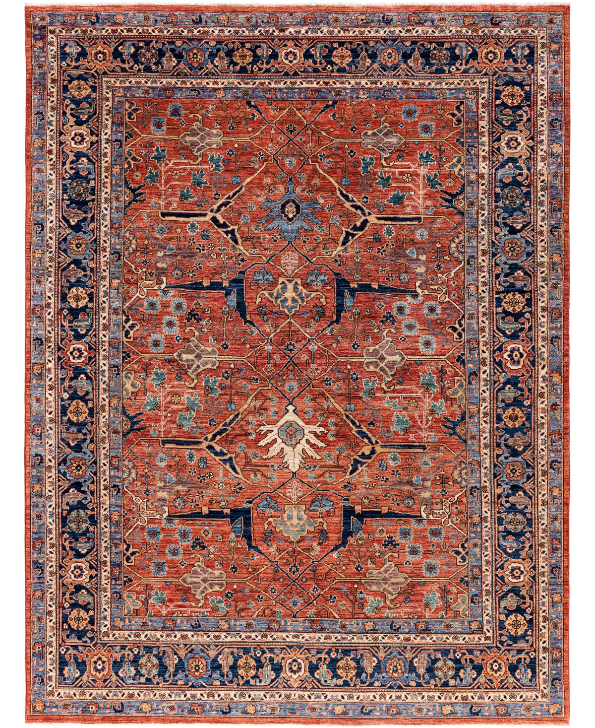 Adorn Hand Woven Rugs Serapi M0103-199 8'x10'3" Area Rug In Orange