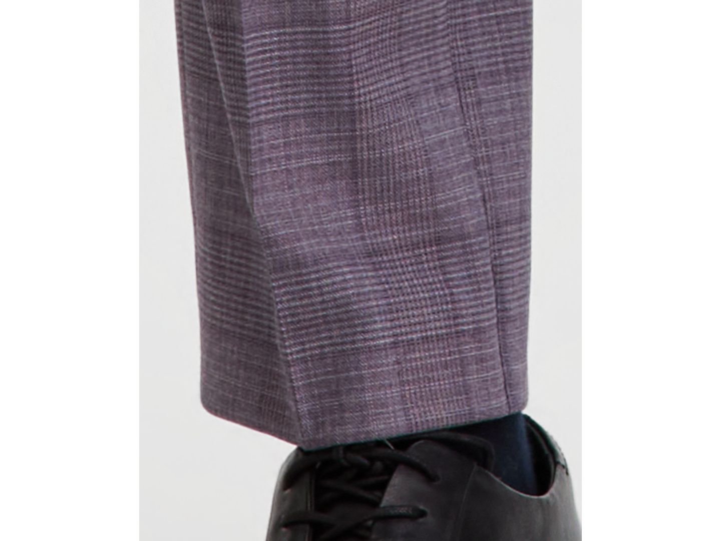 Мужские брюки Ted Baker Modern-Fit Wool-Blend Plaid Suit Separate, цвет: Фиолетовый — фото 6