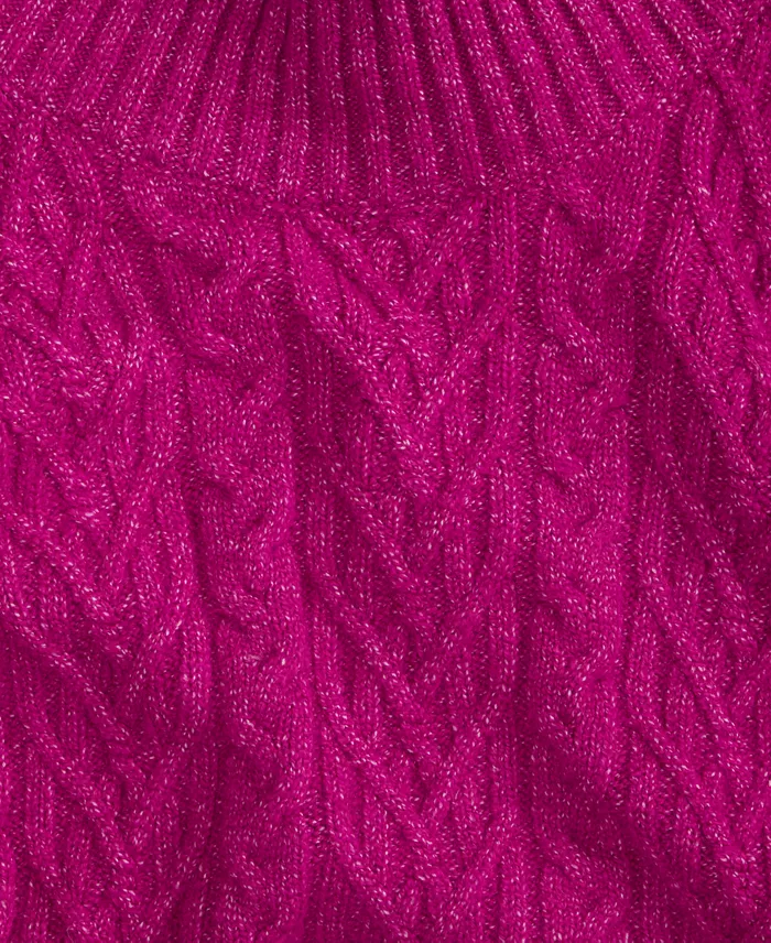 Women's Mock-Neck Cable Sweater - thumbnail 6