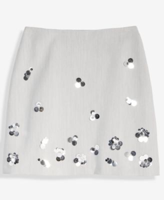 Women's Paillette Cluster Mini Skirt
