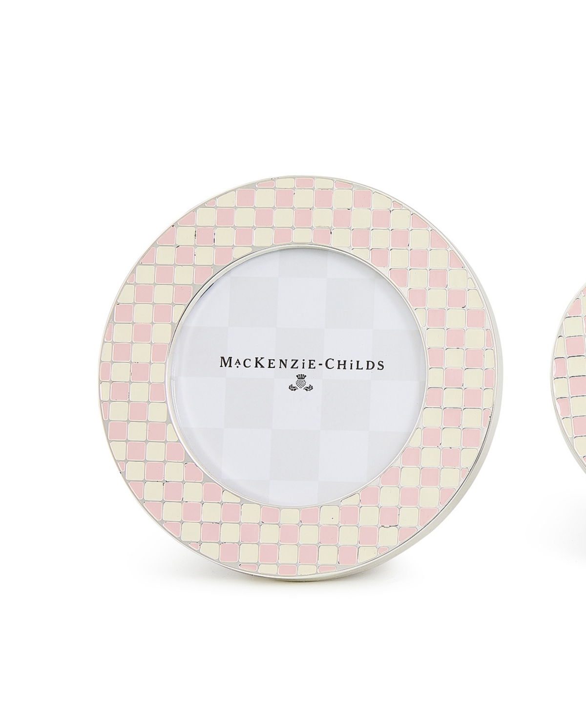 Mackenzie-childs Mackenzie Childs Set Of Three Celebrate Rosy Assorted Frames In Multi