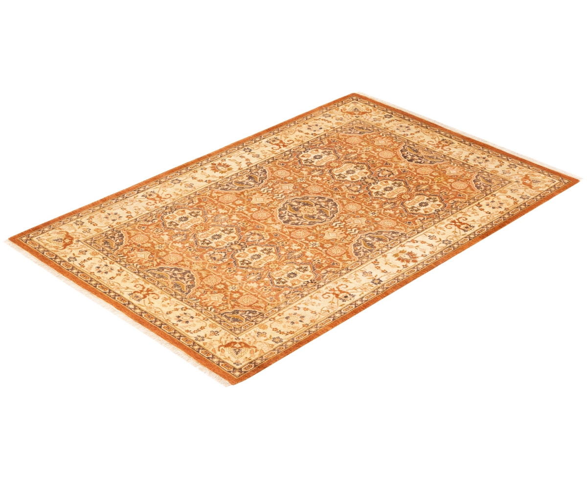 Adorn Hand Woven Rugs Mogul M1494 4'x6'1" Area Rug In Neutral