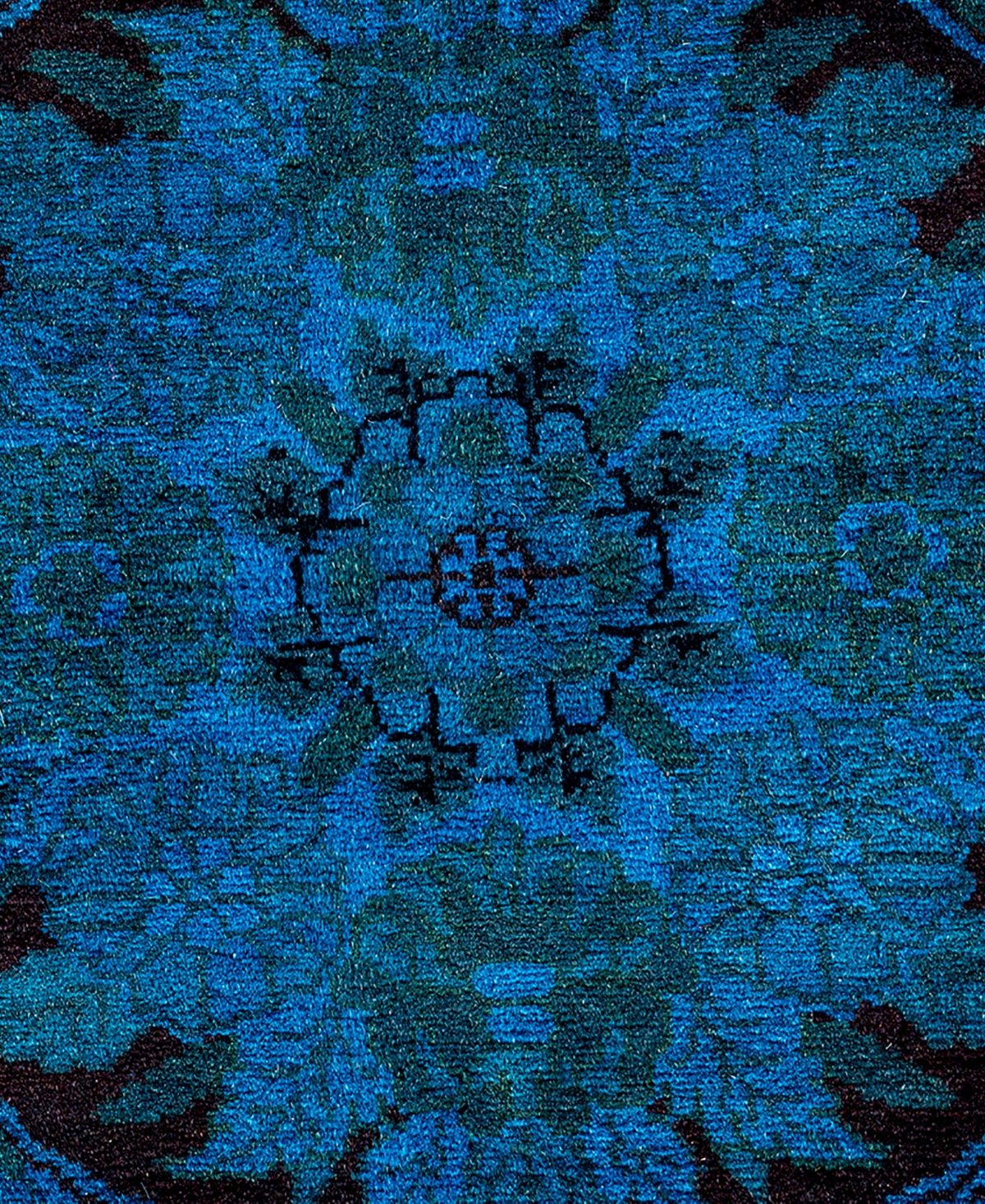 Adorn Hand Woven Rugs Fine Vibrance M1362 8'2"x10'2" Area Rug In Blue