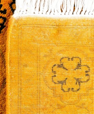 Adorn Hand Woven Rugs Fine Vibrance M1198 Rug Collection In Brown