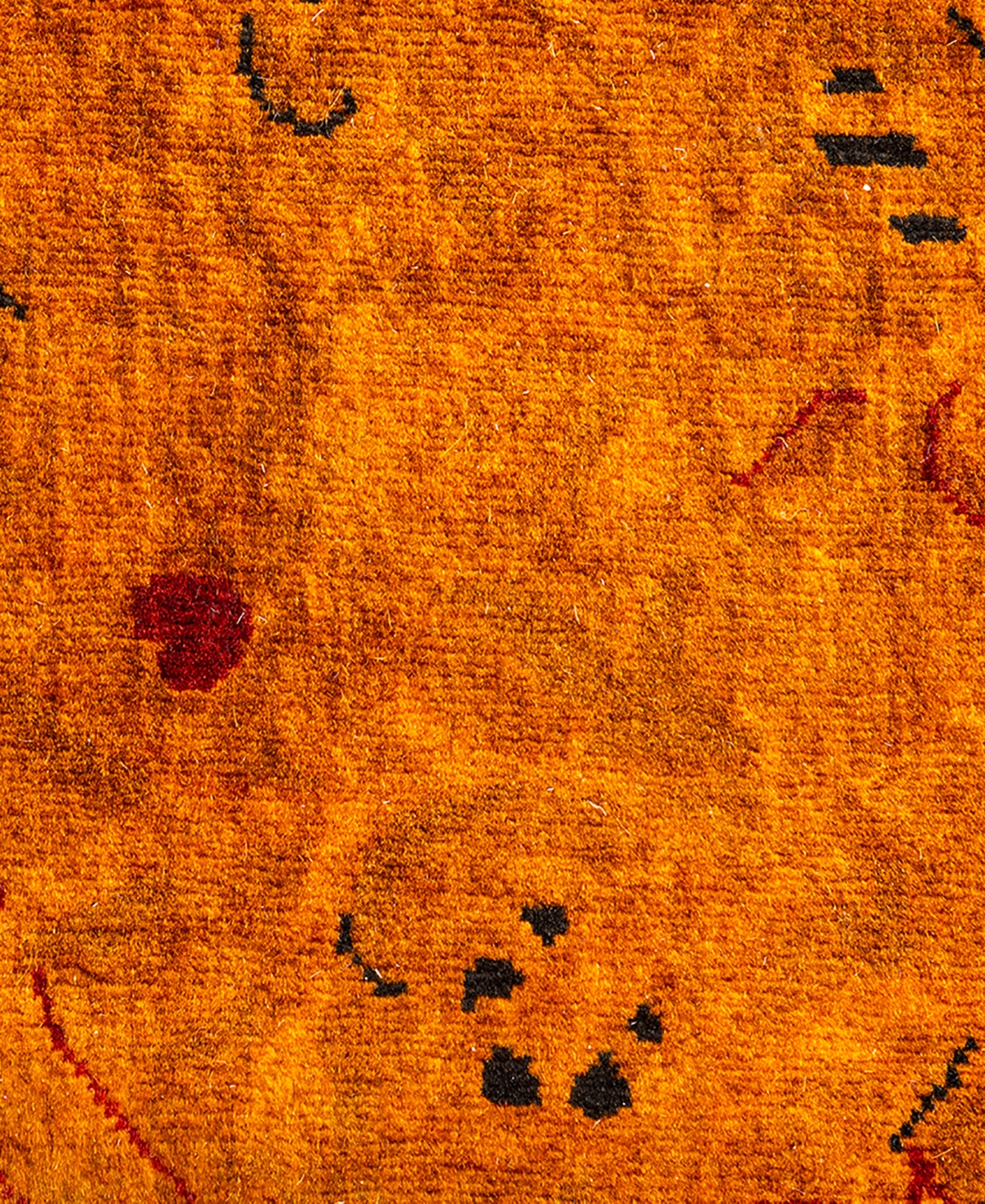 Adorn Hand Woven Rugs Fine Vibrance M1348 4'1"x6'2" Area Rug In Orange