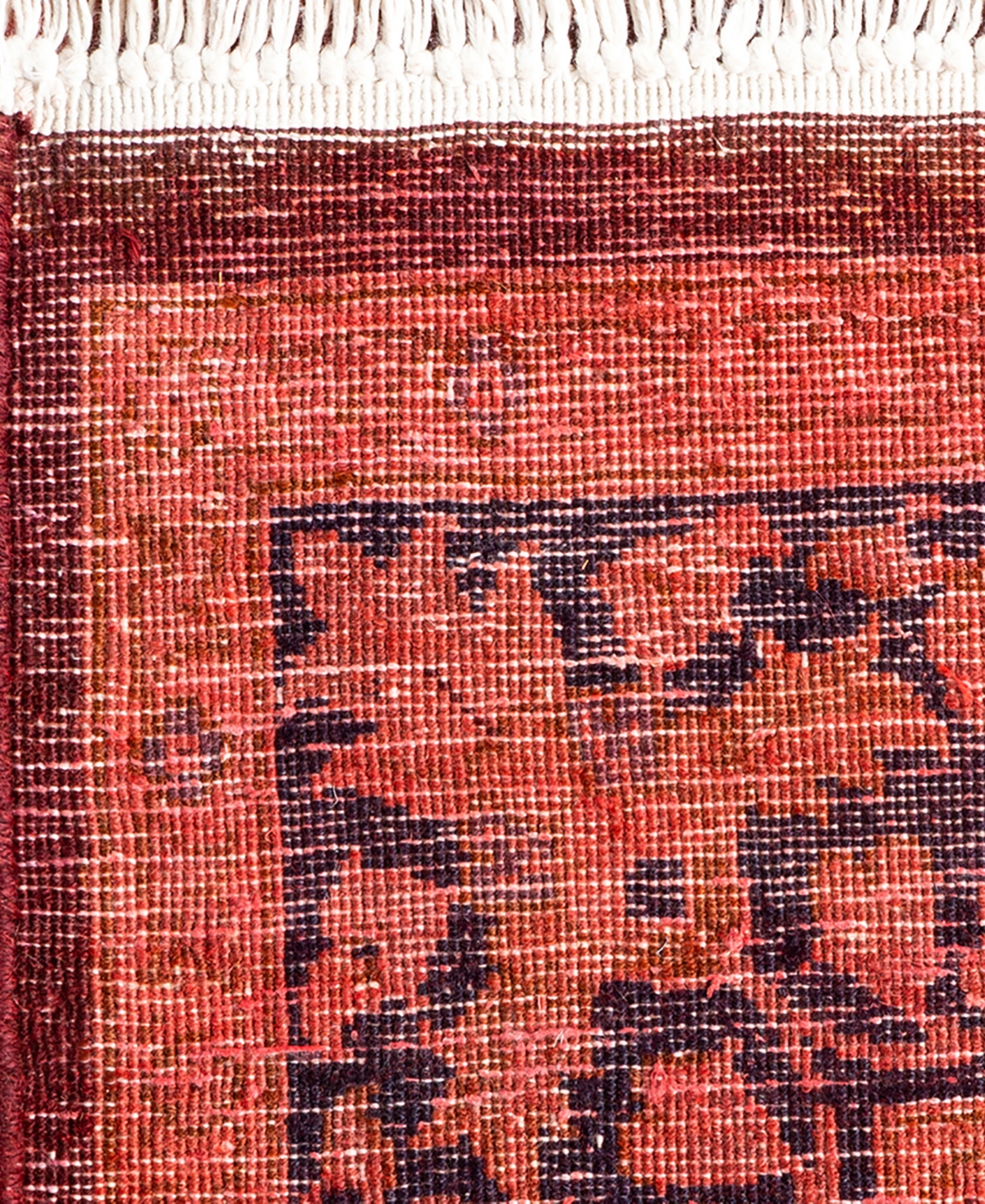 Adorn Hand Woven Rugs Fine Vibrance M1192 3'2"x5'2" Area Rug In Red