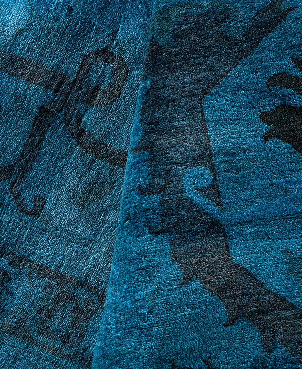Adorn Hand Woven Rugs Fine Vibrance M1381 9'x11'10" Area Rug In Blue