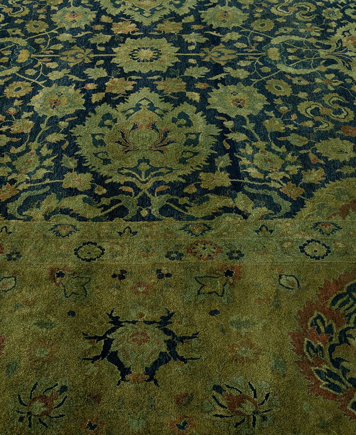 Adorn Hand Woven Rugs Fine Vibrance M1403 9'2"x11'10" Area Rug In Black