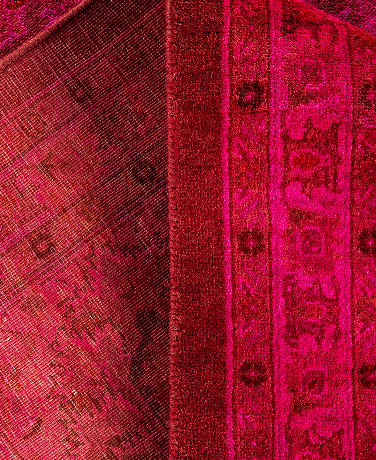 Adorn Hand Woven Rugs Fine Vibrance M1502 8'2"x10'3" Area Rug In Pink